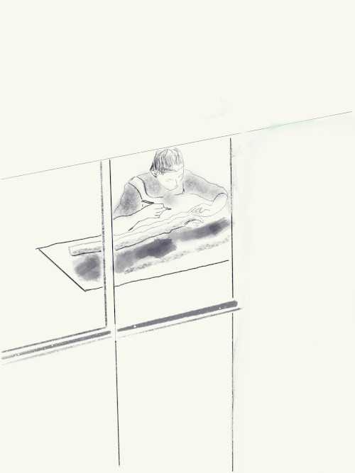 random hand sketch